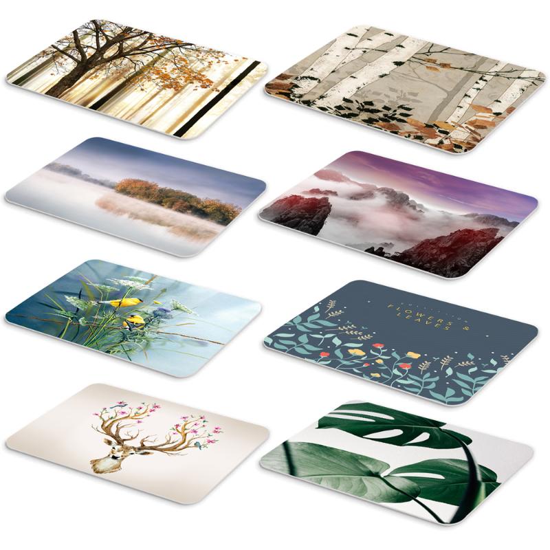 

Non-slip Bathroom Floor Mats 3D Print Landscape Tree Flower Bath Mat Toilet Carpet Flannel Rug Shower Room Rug Floor Mat