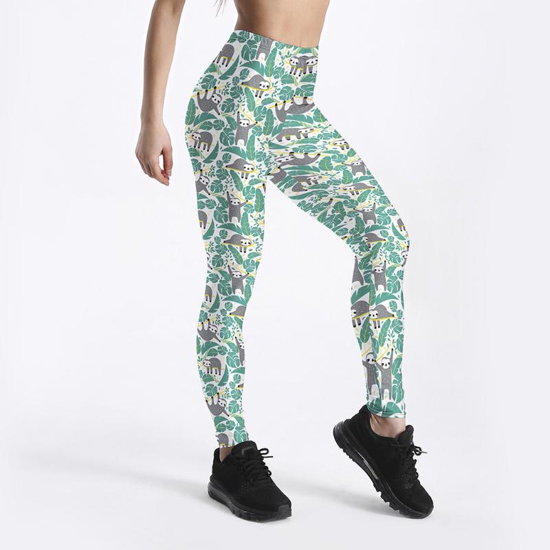 

printing high waist yoga pants Brands Yoga Leggings summer Women Fashion Printing Leggings Slim Woman Pants!30g3, Orange