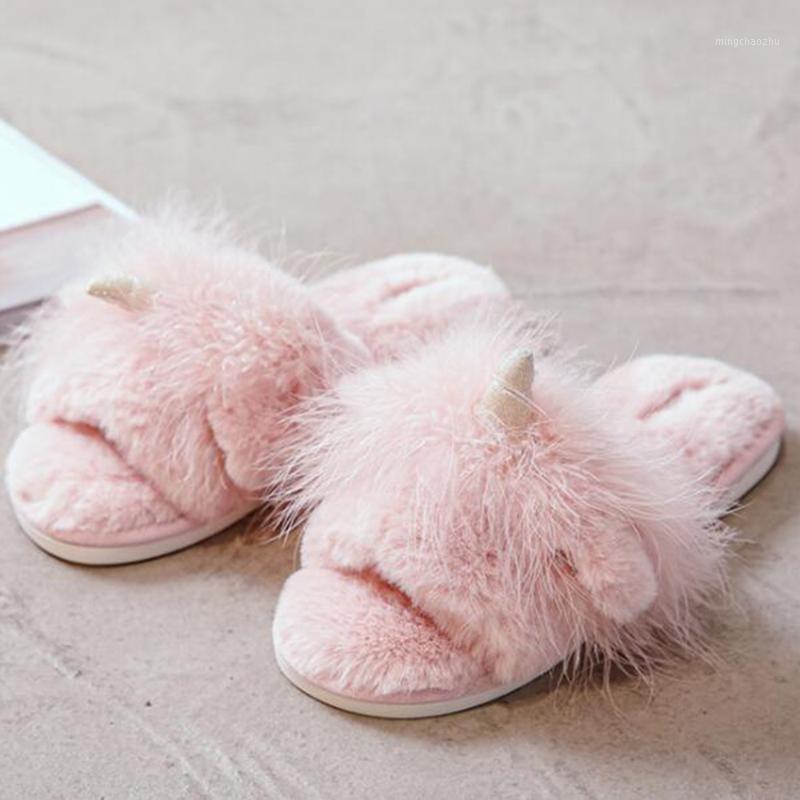 

2020 New Soft Faux Fur Slippers Women's Comfy Slides Indoor Home Furry Fluffy Non-slip flat Shoes Outdoor Slide Ladies xx5861, Beige
