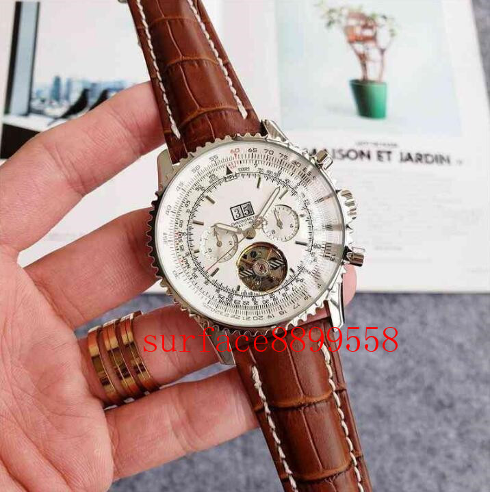 

2021 big flywheel six pin fashion machinery century brand watch leisure, Water proof50m