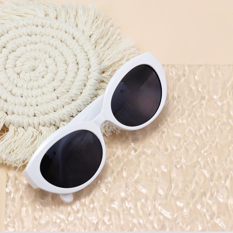 

Sunglasses 2022 Fashion Design Retro Small Oval Frame Polarized Lenses UV400