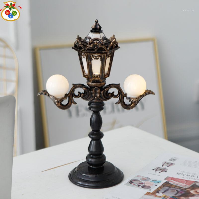 

Street lamp Christmas decoration Christmas gifts European-style decoration atmosphere lamp night LED injection molding1