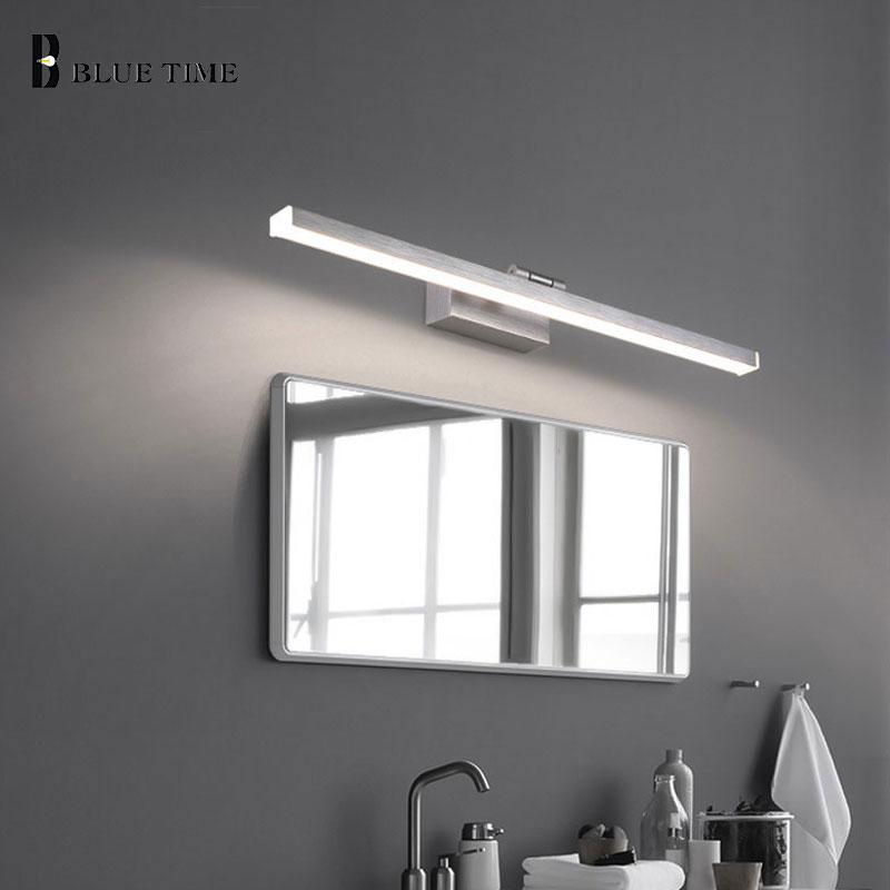 

Mirror Front Lights LED Wall Lamps Bathroom Lights Living Room Decor Bedside Light Makeup Wall Sconces Light AC 220V 110V