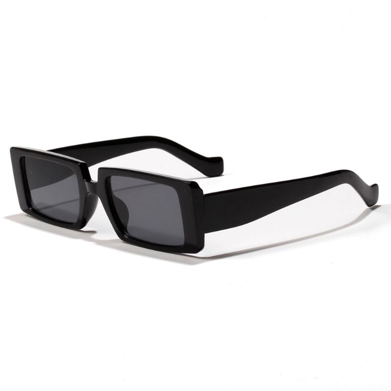 

Sunglasses Veshion Black Rectangular Women Retro Summer Beach Male Sun Glasses Female Square Green Leopard Gift Items Uv400