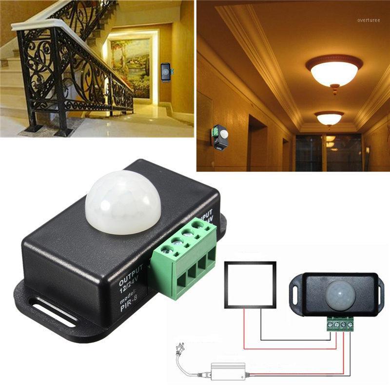 

Home Security Alarm Systen Automatic Infrared PIR Motion Sensor Switch for LED Light Infrared Motion/Movement Sensor Detector1