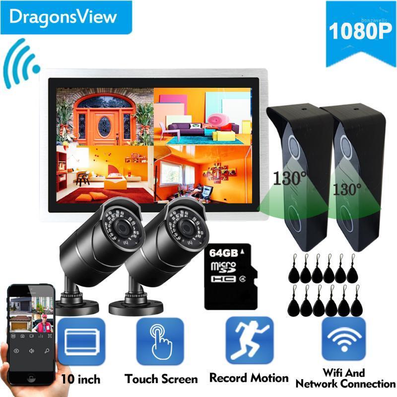 

Dragonsview WiFi Wireless Video Door Phone Intercom for Home Security 10inch Touch Screen 1080P Doorbell Smart IP Phone1