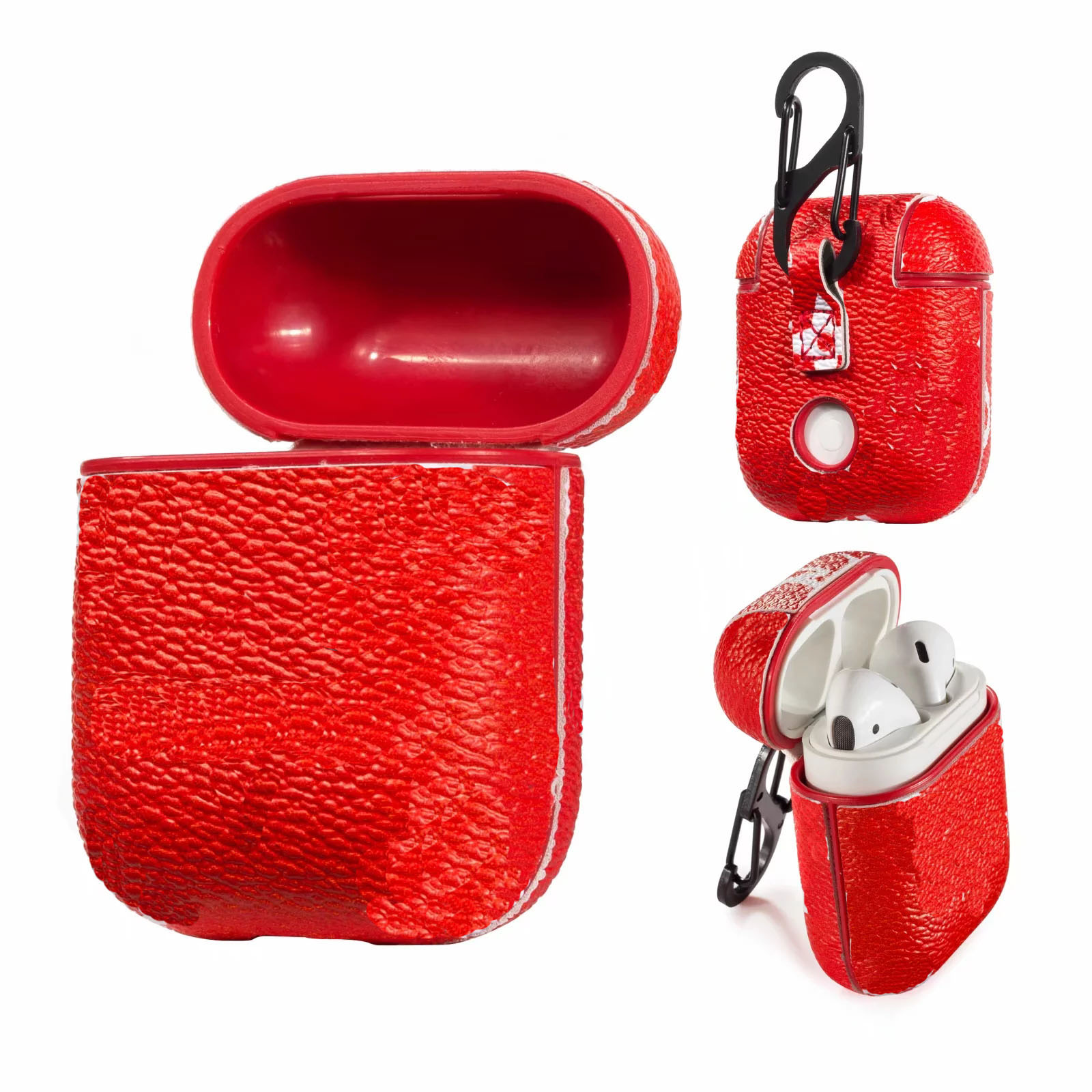 

Fashion Designer AirPods Case for 1/2 High Quality Airpods Pro Case Printed Protection Package Bag, Black square