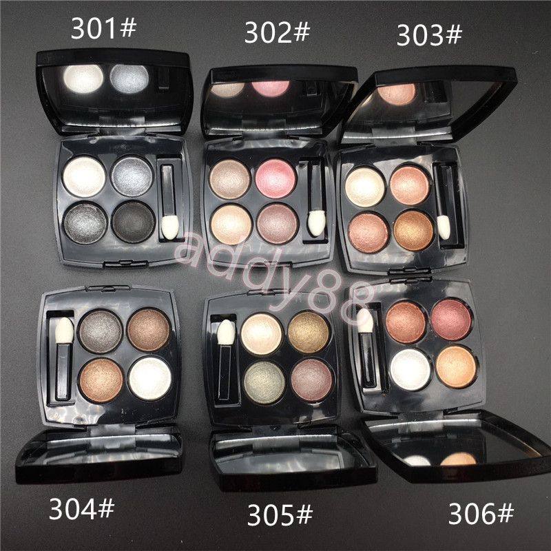 

Brand C Makeup Eye shadow 4 Colors Matte Eyeshadow shadows palette with brush 6 styles with mirror, 303#