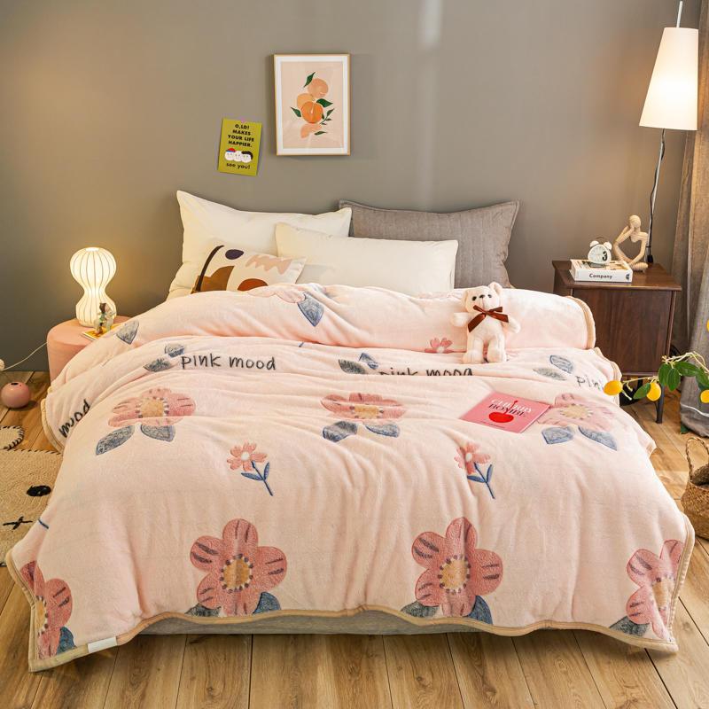 

High Quality Coral Fleece sunflower blanket bedspread decoration warm sofa blanket gift