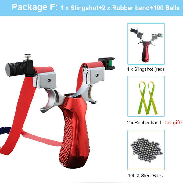 

Slingshot Hunting Powerful With 100 Steel Balls for slingshot Ammo Sports Shooting Slingshot Catapult outdoor hunting