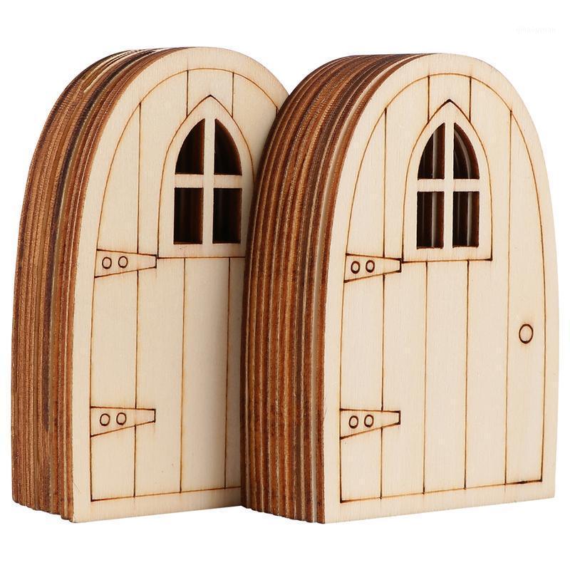 

20 pcs Mushroom Elf Doors Lovely Mini Fairy Door Garden Adornment Miniature Decoration for Park1