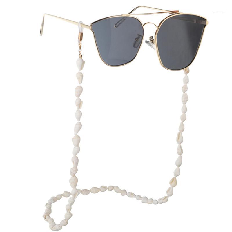 

Sunglasses Holder Chain Shell Reading Glasses Spectacles Neck Cord Metal Strap1
