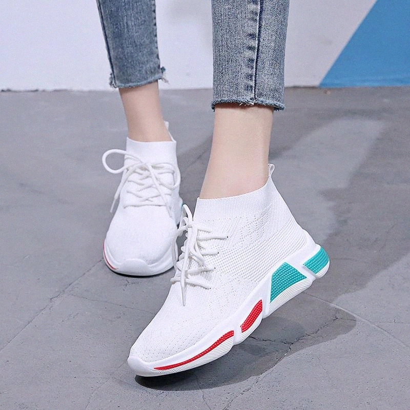 

2019 Women High Quality Casual Shoes Breathable Air Mesh Sneakers Female Vulcanized Shoes Wear Resistant Trainers #iL27