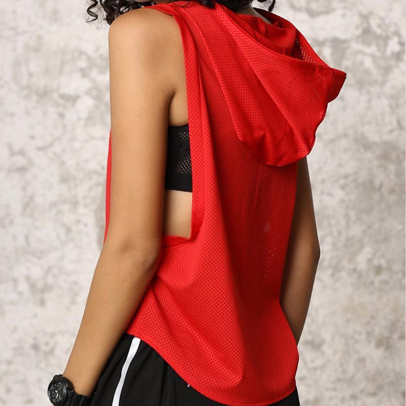 

Hooded Yoga Shirts Gym Yoga Tops Running T Shirts Sports Shirt for Fitness Woman Quick Dry Tank Top Fitness Female Sportswear1, Black