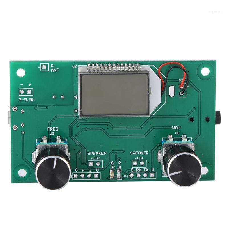 

FM Radio Receiver Module 87-108MHz Frequency Modulation Stereo Receiving Board with LCD Digital Display 3-5V DSP PLL1