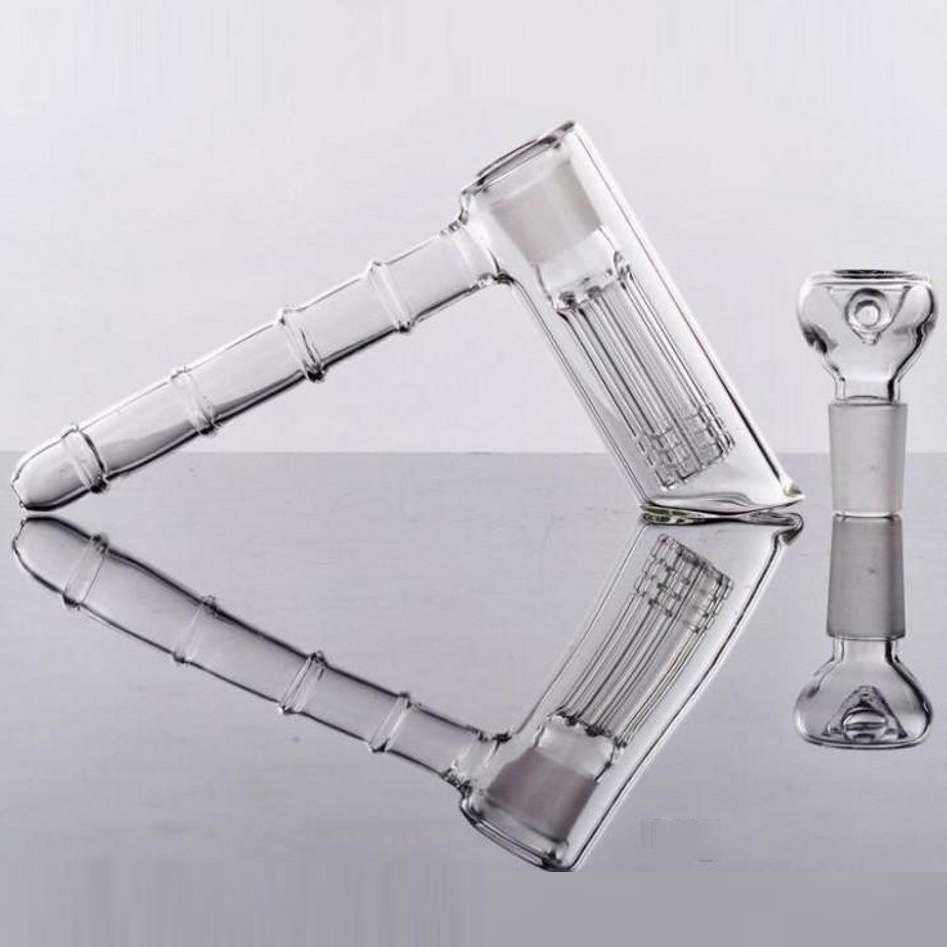 

Buyer Shows 14cm Glass Bongs Water Pipes Bowl18.8 mm hammer 6 Arm perc percolator bubbler Dab Rigs Glass Bongs In Stock