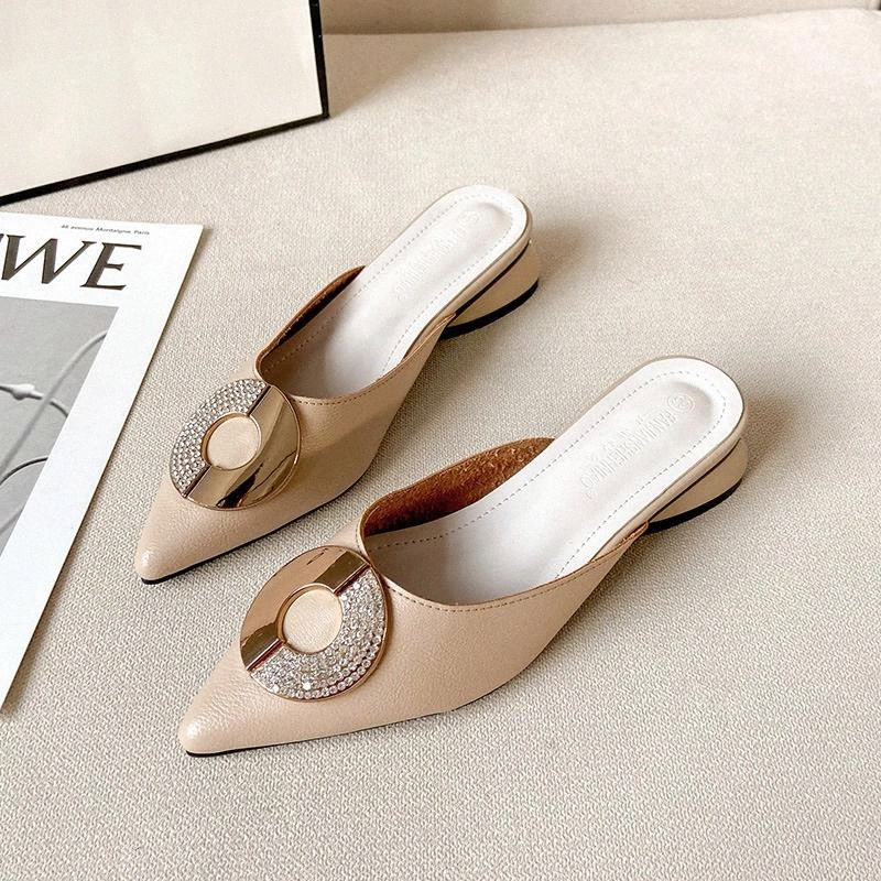 

2020 Summer Shoes Women Flats Pointed toe Slip-on Shoes Elegant Woman Party Fashion Brand Ladies Footwear A2411 #jp7n, Black