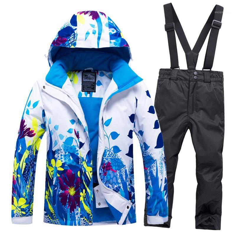 

2020 Hot Sale Brand Boys/girls Ski Suit Waterproof Pants+jacket Set Winter Sports Thickened Clothes Children's Ski Suits -301, Ls