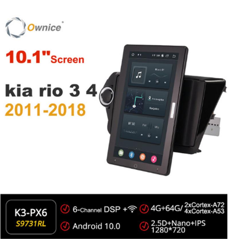

Ownice 1280*720 Android 10.0 Car Radio for Kia Rio 3 4 2011 2021 2021 Auto Multimedia head Unit 10.1" IPS Rotatable
