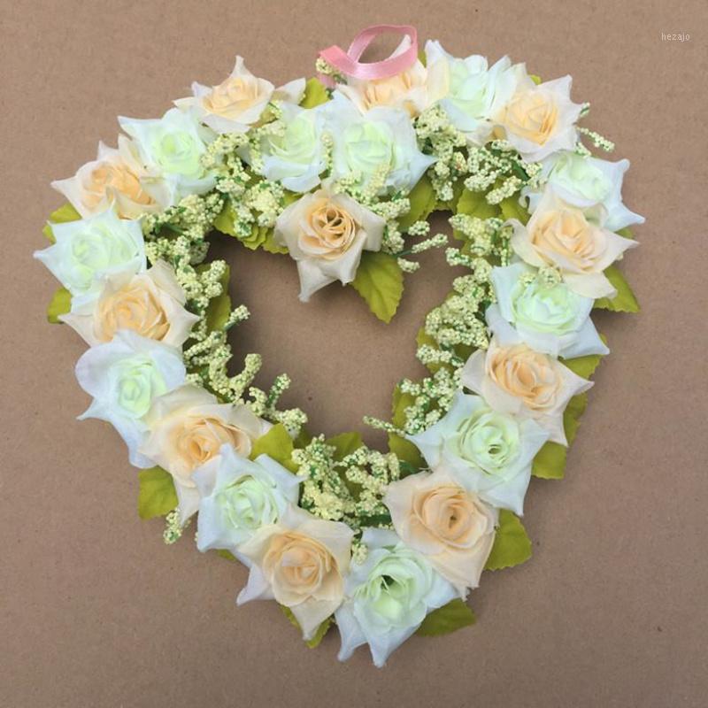 

Artificial Flowers Wreaths Plastic Rose Making Garland Door Wreaths Perfect Artificial Garland for Wedding Home Party Decoration1, Rosered garland
