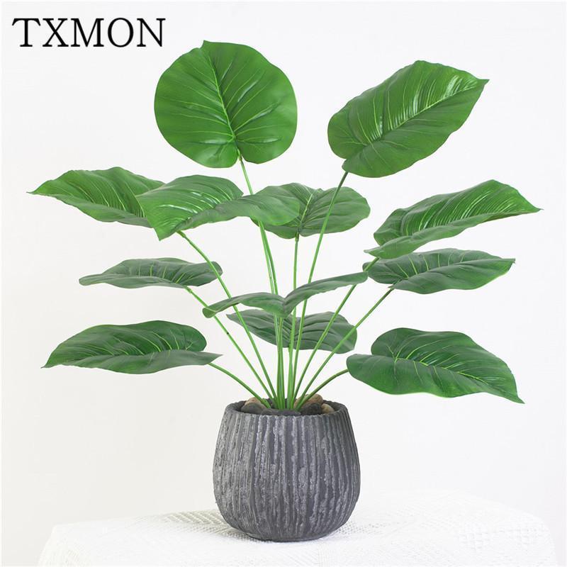 

12 heads dripwater Guanyin simulation plants true and false flower pots flowers green plants placed decoration home living room1