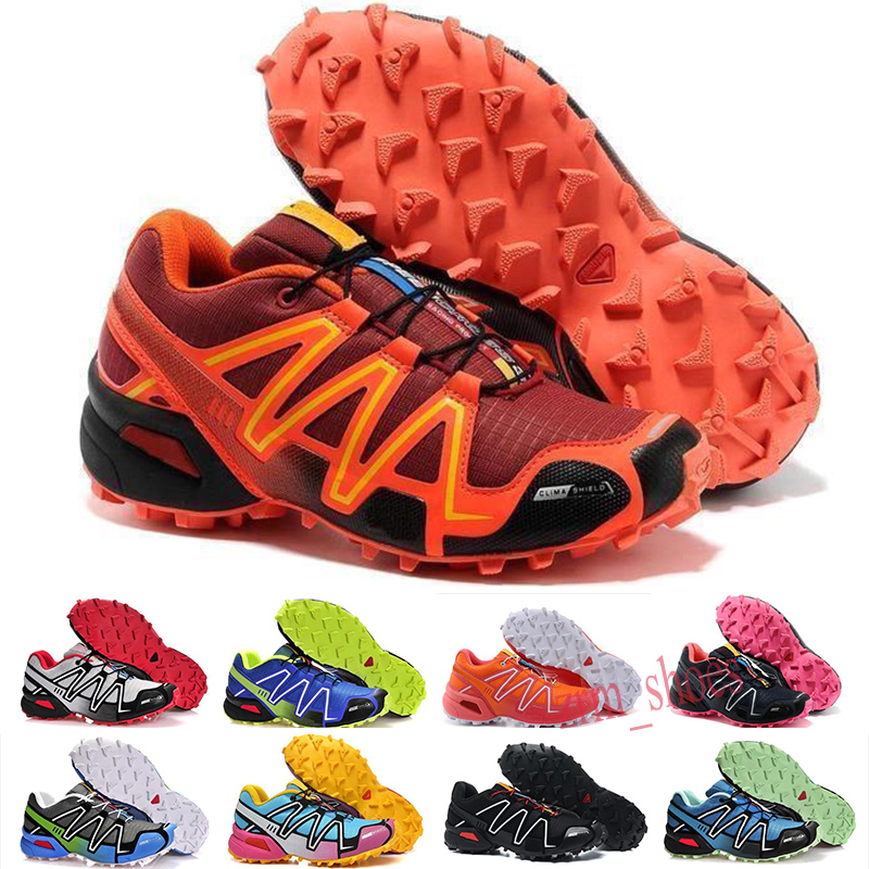 

2018 Hot sell Speedcross 3 CS Trail Casual Shoes women Lightweight Sneakers Navy fashion III Zapatos Waterproof Athletic z02, Black;brown