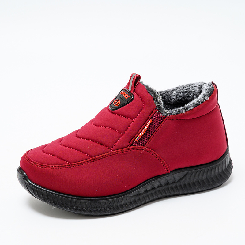 

2020 for Warm Winter Women Skin Shoes Apartments Snow Comfortable Fashion Feminine Round Toe Casual Ladies Hot Boots Sell Kxda, Black.