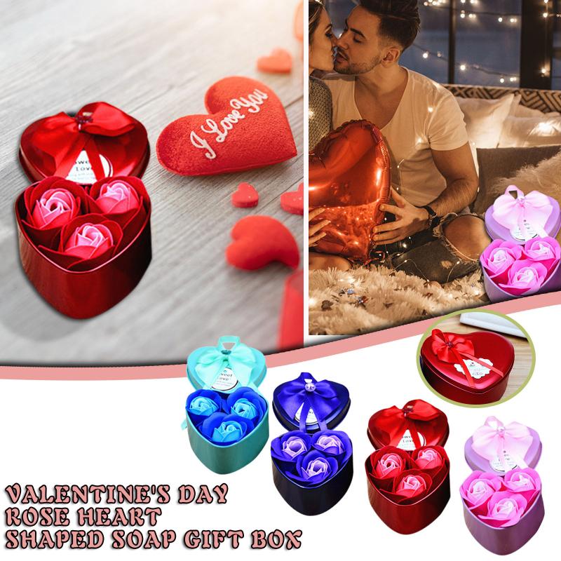 

30# Valentine's Day Flower Gift Rose Flower Box Bear Bouquet Holiday Gift Decoration DIY Decoration Birthday Heart