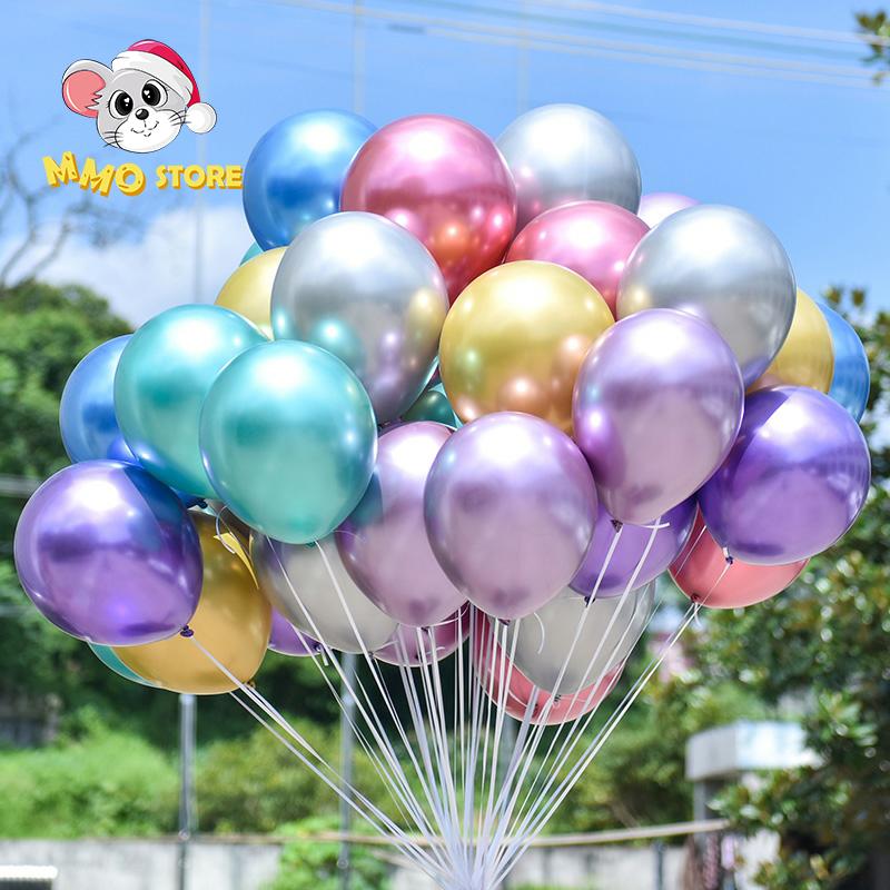 

18pcs/set 5/10/12inch New Chrome Metallic Latex Balloons Metallic Globos Inflatable Helium Balloon Birthday Party Decor Ballon