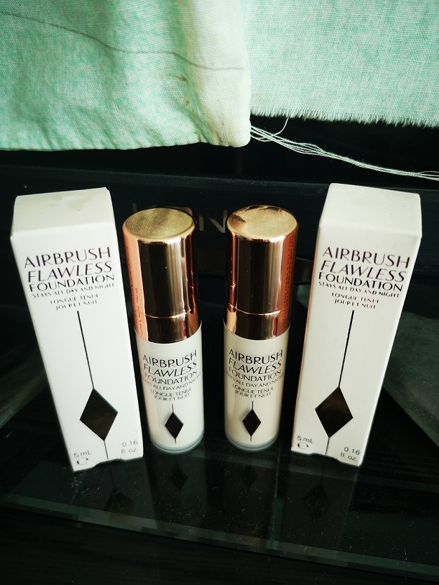 

Airbrush Flawless Foundation 5ML Mini Travel Size #1 #4 Neutral Matte Finish Longwear Full Coverage Moisturized Liquid Foundation Face Skin Base Makeup, Mixed color