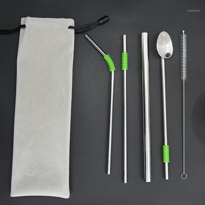 

Reusable Metal Straw Straight Bent Straw Spoon Cleaner Brush Stainless Steel Drinking Bag Set Bar Accessory Dropshipping1