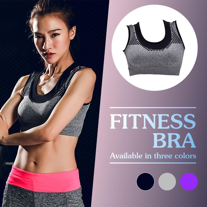 

Women Bandage Soft Charming False Two Pieces Boxing Shockproof Exercise Sportwear Running Sport Bra Slim-Type Underwear Fitness, Gray