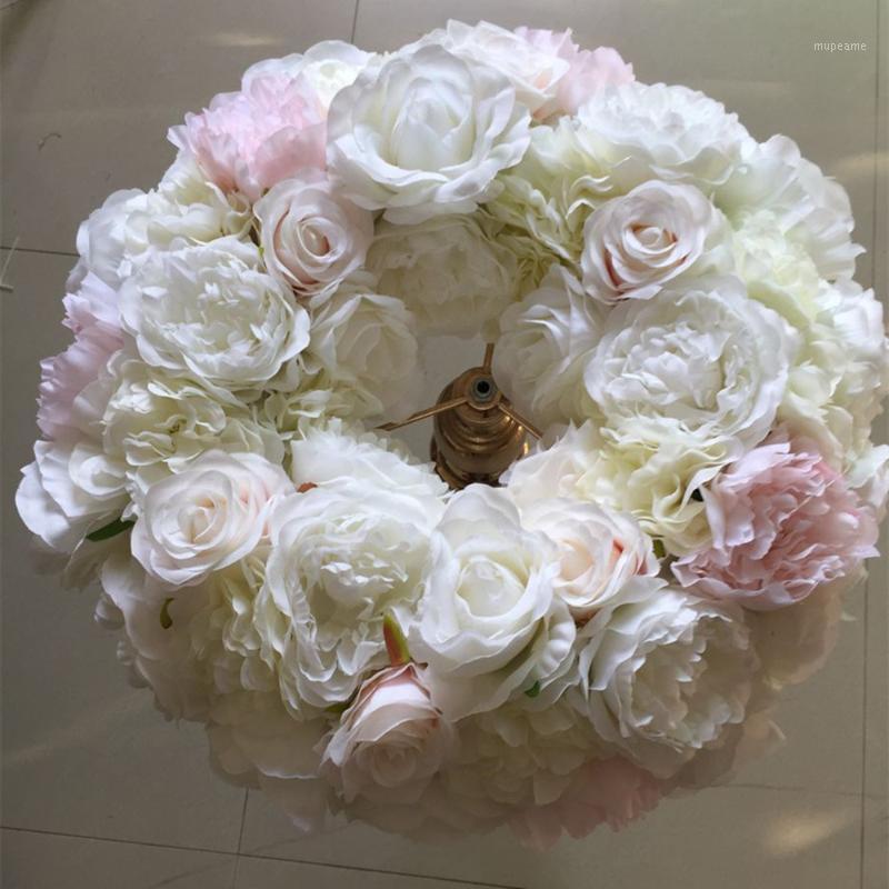 

Artificial rose garland decoration for wedding stage props and square corner of Fangyuan Plaza1