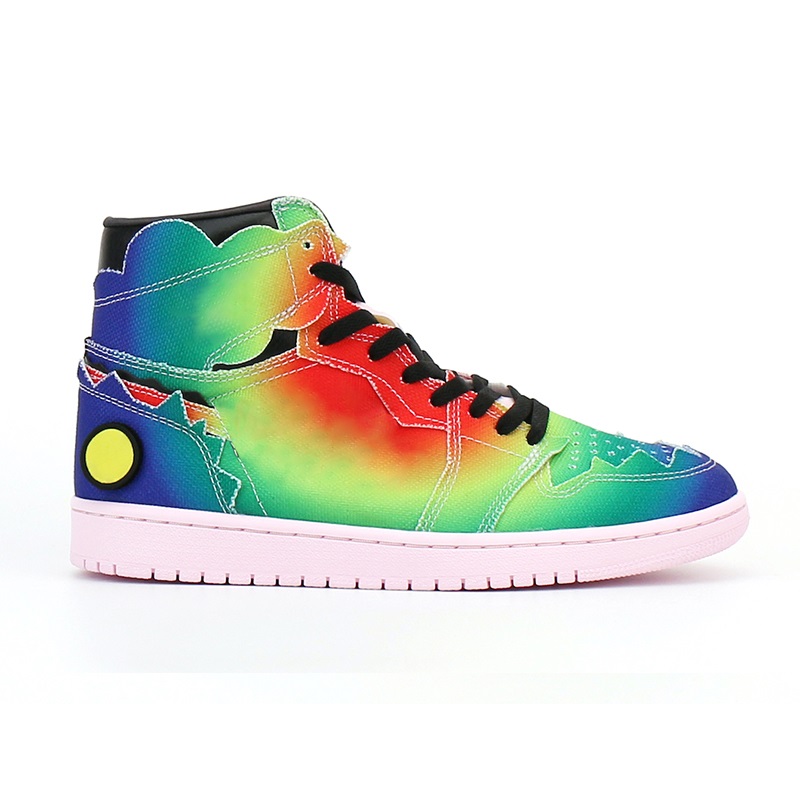 rainbow basketball shoes