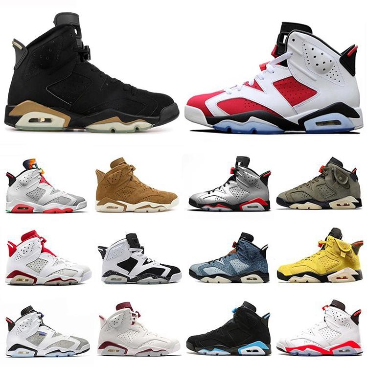 

6 6s Jumpman Outdoor shoes DMP Oregon ducks white Hare Travis Black UNC mens trainers, As photo 4