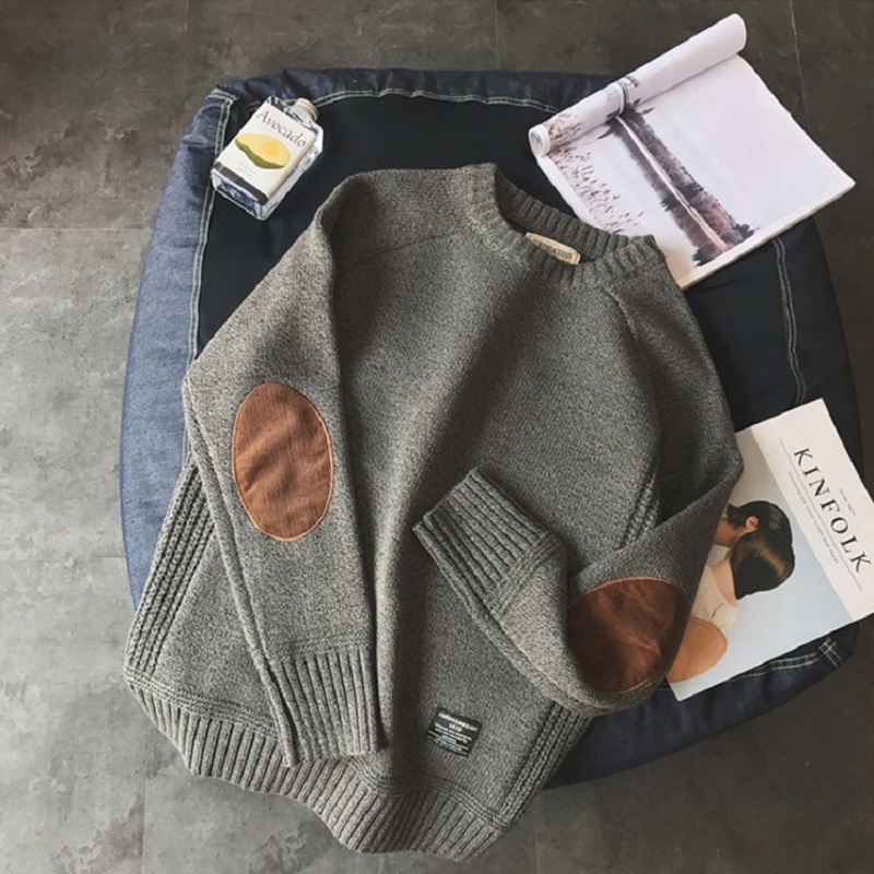 

2021 Casual Fashion Sweater for Men Warm Solid High-quality New Spring Autumn Long Sleeve Male Fit Youth V-neck 7az3