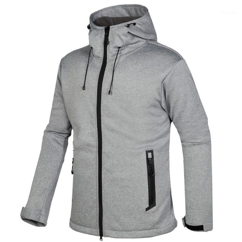 

2020 New Brand Winter Jacket Men Skiing Jackets Warm Outdoor Jackets Fleece Lined Waterproof Ski Snowboard Coat Plus Size #C1, Gray