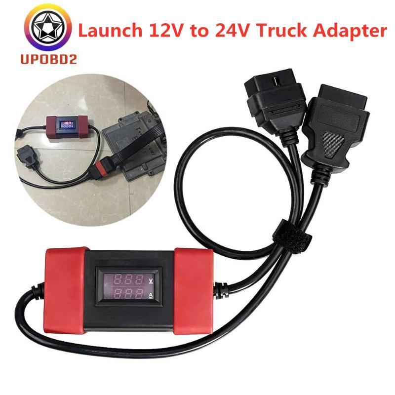 

12V to 24V Heavy Duty Diesel Truck Adapter For X431 Easydiag 2.0 / 3.0 Golo Carcare 3 OBD Auto Truck Diagnostic Scanner1