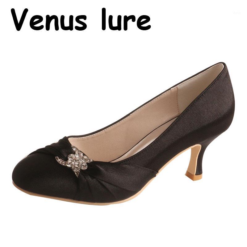 

23 Colors Womens Closed Toe Dress Shoes for Wedding Black Color Party Pumps1