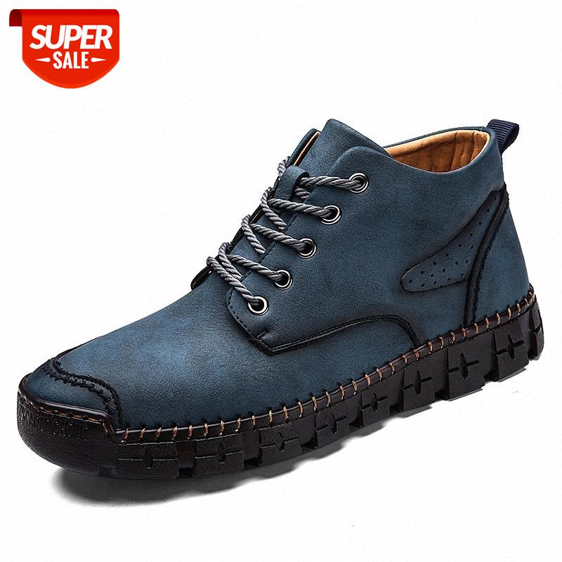 

Man's Boots Soft Leather Men Ankle Shoes Wearable Rubber Sole Men's Casual Boots Trend Mens Fashion Boot Suede #vc7l
