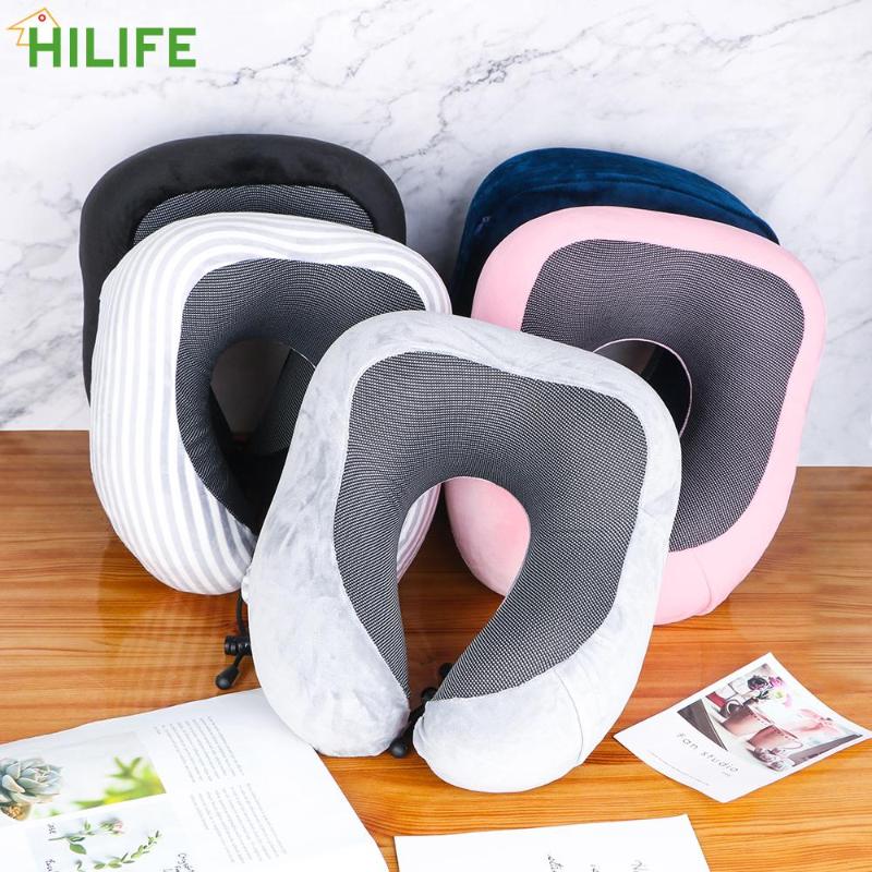 

Soft Travel Pillow Neck Cervical Airplane Pillow Travel Healthcare Memory Foam Neck Cushion U Shaped
