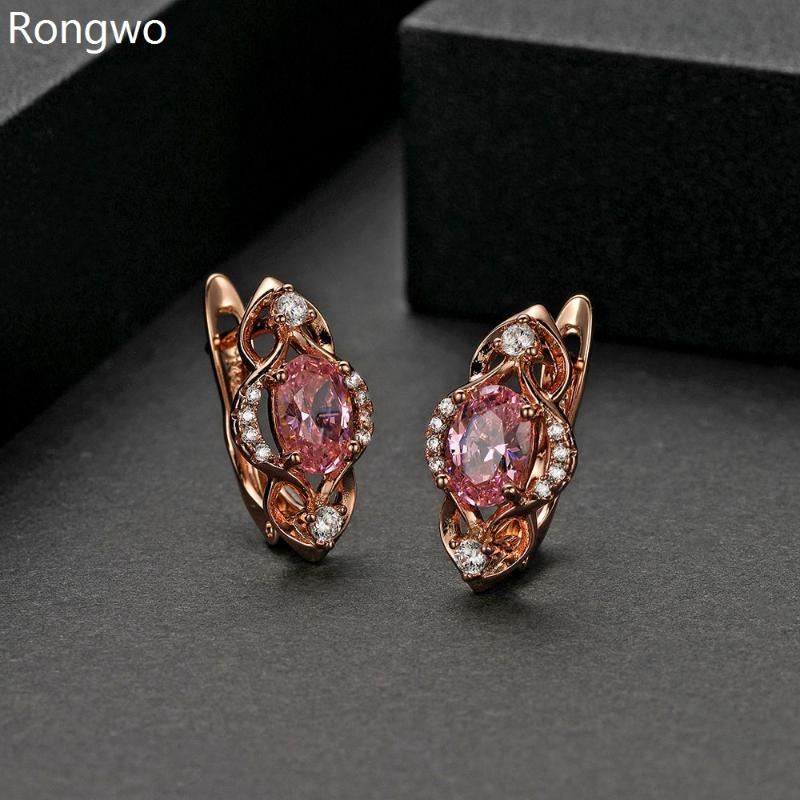 

Stud Geometric Fashion Natural Crystal Zircon Earrings Zinc Alloy Female Aesthetic Gift Jewelry Accessories For Woman
