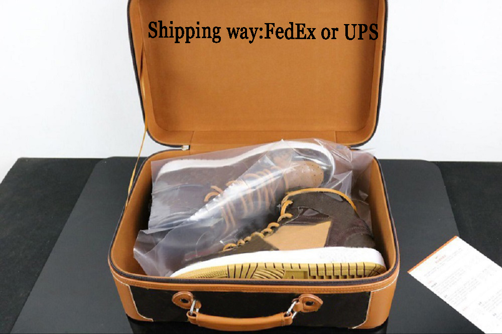 

with suitcase 1 1s mens basketball shoes three limited fashion sneakers trainers sports shoe off orange one grey brown white US size 5.5-12, 01