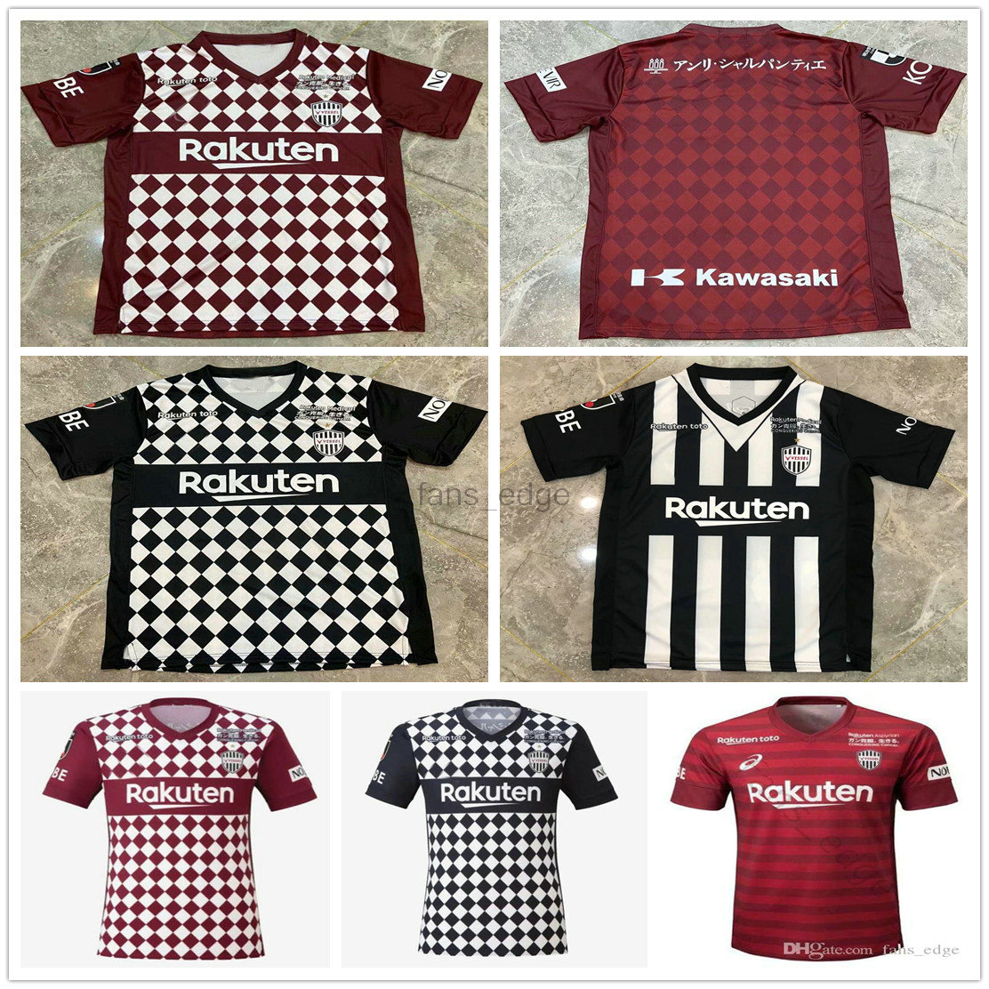 

2020 Japan J1 League VISSEL soccer jersey DAVID VILLA A.INIESTA football shirts PODOLSKI SAMPER uniform 20 21 adult camiseta de INIESTA, As picture