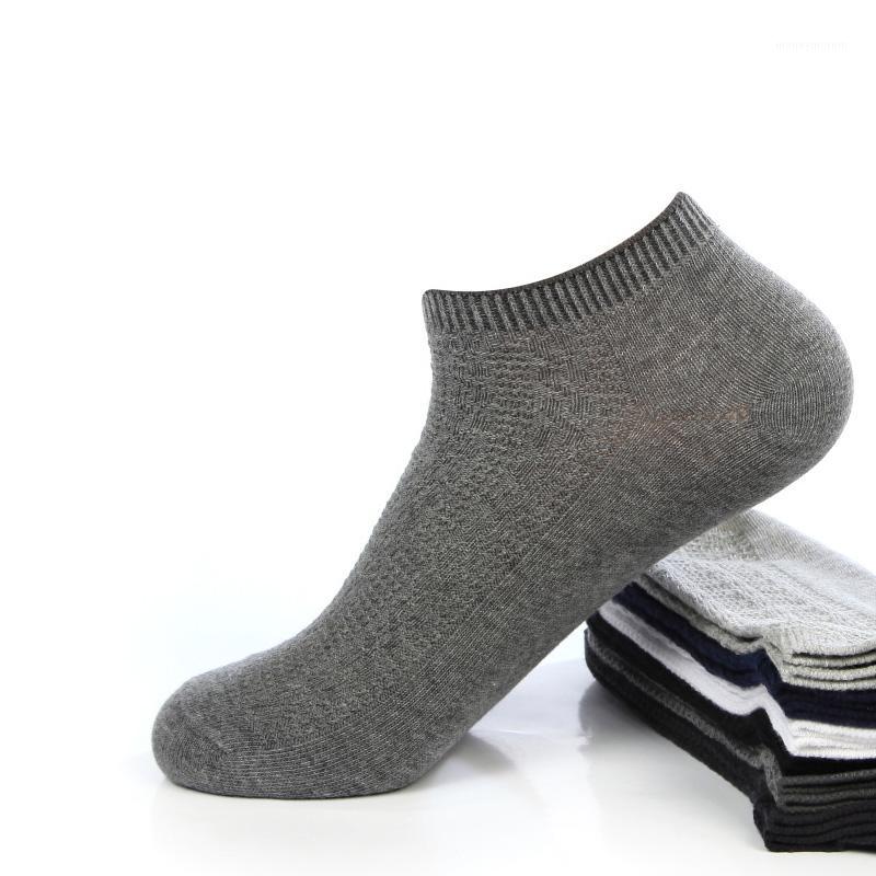 

6 pairs/lot Summer Men's Cotton short socks Ankle Socks Ultra Thin Breathable Sock Black White Gray Male Mens Casual sokken1