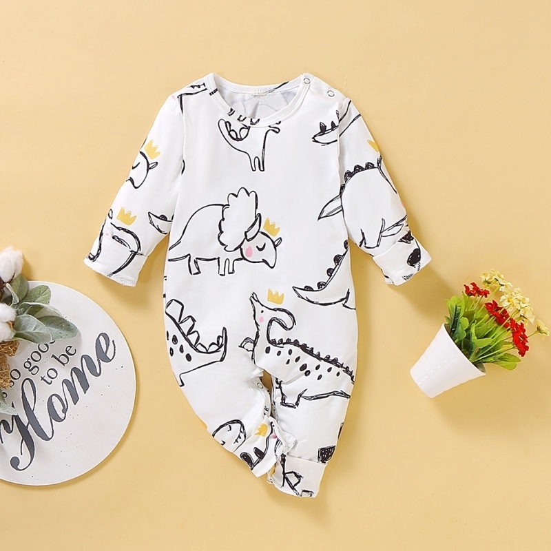 

Christmas Baby Boys Girls Romper Long Sleeve Santa Romper Cotton Warm Jumpsuit Newborn Boy Girl New Years Clothing 201127