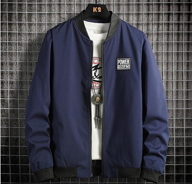 

2021 New Autumn Men's Jackets Spring Mens Coats Slim Trench Male Windbreaker Outerwear 3CAA, White