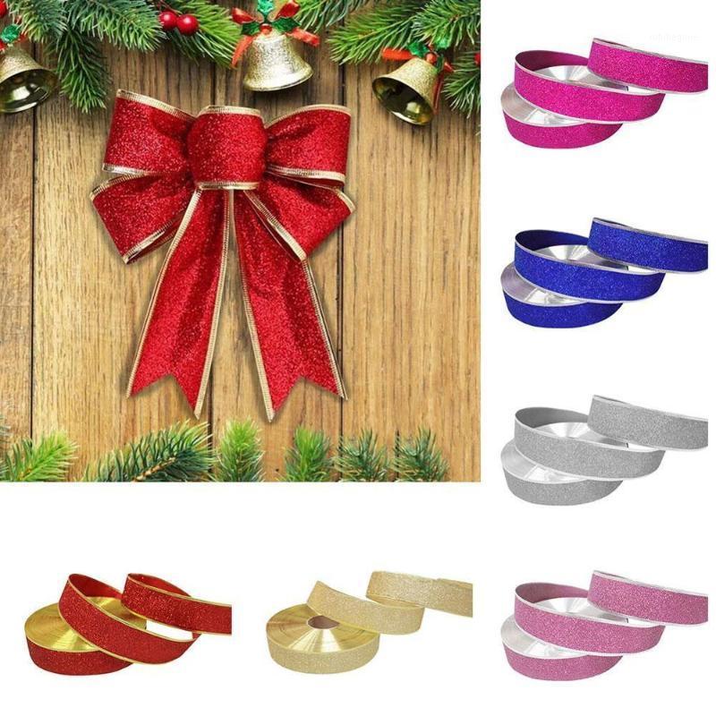 

2 Meters Long 6 Style Christmas Tree Decorative Red Ribbon Red Color High-grade Onion Christmas Ribbon1
