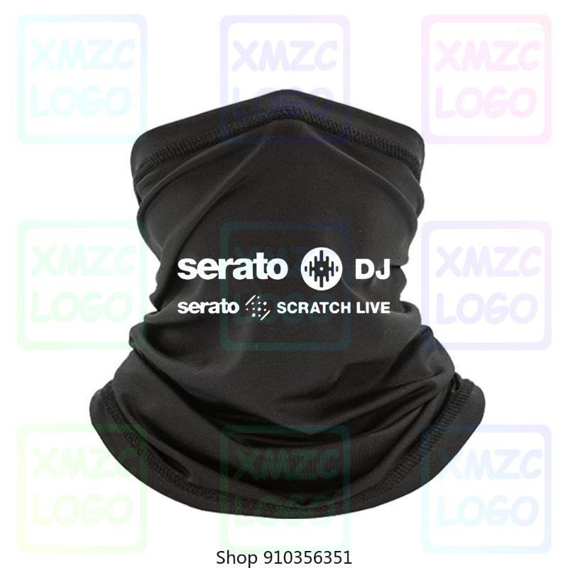 

New Serato DJ Music Research LOGO Black Bandana Size S to XL Headband scarf Bandana Neck Warmer Women Men1
