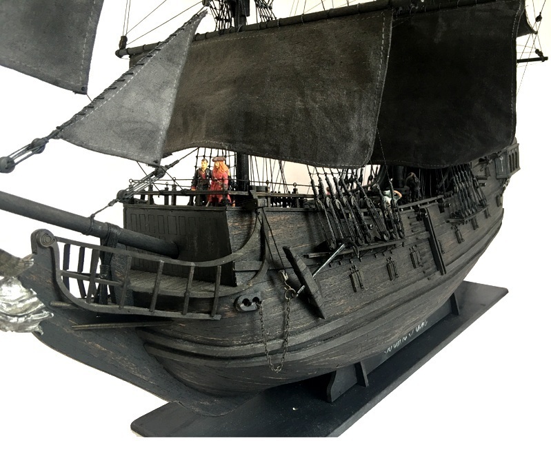 

kit wooden New ship black model pearl Pirates 80cm length
